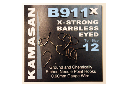 Kamasan Animal Eyed Barbless Hook Size 8 - Fishing Hooks
